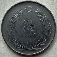 Турция 2,5 лиры 1966 г.