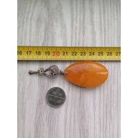 Кулон янтарь. Серебро 925