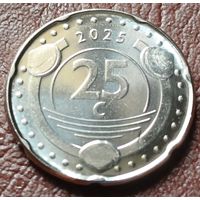 Кюрасао 25 центов, 2025    ( 1-5-7 )