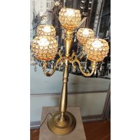 Огромный винтажный интерьерный светильник-подсвечник (лампа, торшер).