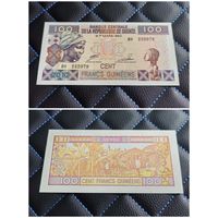 Распродажа с 1 рубля!!! Гвинея 100 франков. 2012 г. (P-35в) UNC