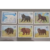 Болгария медведи 6шт