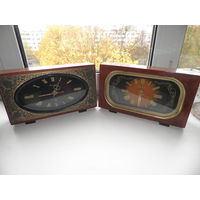Часы настольные Янтарь электронно-механические 2 шт.С рубля