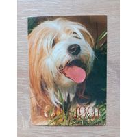 Календарик 1991