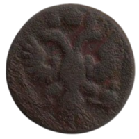 РОССИЙСКАЯ ИМПЕРИЯ. 1 ПОЛУШКА 1735 г.