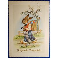 Открытка. Пасхальная. Германия. 1960 г.
