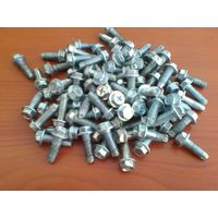 Болты (81 штука) - Одним Лотом - Длина 22 мм - Диаметр 6 мм.