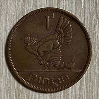 Монета 1 пенни 1941 год. Ирландия.