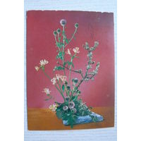 Цветы; подписана, Германия, п/п ~1982, марки.