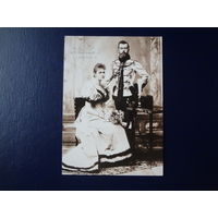 Будущий император Николай II с невестой Алисой Гессенской. Кобург. 1894 г.  2009 г.