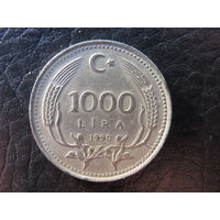 Турция. 1 000 лир.1990. С 20 копеек. Распродажа коллекции. Смотрите другие лоты.
