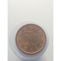 50 эре Швеция 2008 год  лот 42