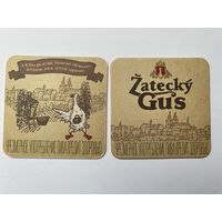 Подставка под пиво "Zatecky Gus" No 5 /Беларусь/