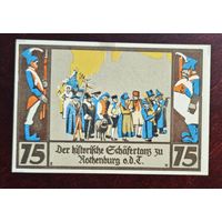 1921 год Германия 75 пфеннигов