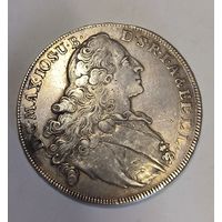 С рубля без мц! 1 талер 1768 Бавария патрона детализация! Рельефный!