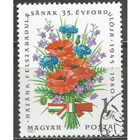 Венгрия. 35 лет Освобождения от фашизма. 1980г. Mi#3425.