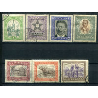 Либерия - 1923г. - ландшафты, фауна, архитектура, известные люди - 7 марок - гашёные. #4-W1-127-A-2