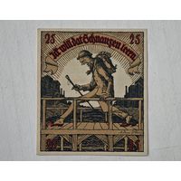 1921 год 25 пфеннигов  Германия