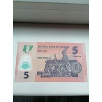 Нигерия 5 полимер UNC c рубля
