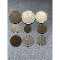 Лот монет СССР 1989 года