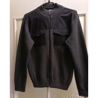 Теплая кофта на молнии для парня, р-р 44-48