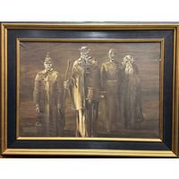 Скрипниченко Г.С "Безысходность", 1991г. Холст, масло. Размер 38х55 см.