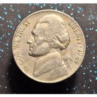 5 центов, США 1949  S    редкость распродажа коллекции