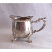 Сливочник Молочник Эгоист Сольница Солонка Серебрение Англия 02