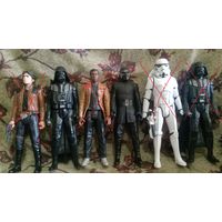 2 фирменные фигуры Hasbro из киноэпопеи "Звёздные войны" Darth Vader (Дарт Вейдер) и Black Series