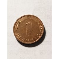 Германия 1 пфенинг 1987 J