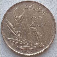 Бельгия 20 франков 1980 г. Belgie