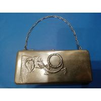Серебряная сумка- клатч. Серебро 84 проба Царизм