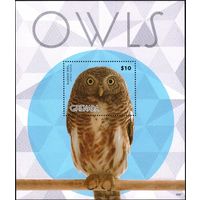 2015 Гренада 7201/B911 Птицы - Совы 9,00 евро