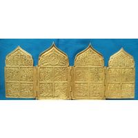 Складень Четырёхстворчатый Двунадесятые Праздники.