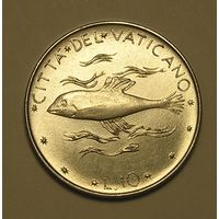 Ватикан, 10 Лир 1975 Кит