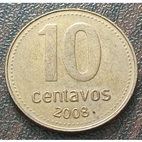 Аргентина 10 сентаво, 2008    ( 1-7-8 )