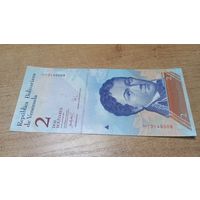 2 боливара 24,05,2007 года Венесуэлы **9908 (Разные даты выпуска)