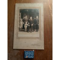 Фото на картоне старинное Detroit