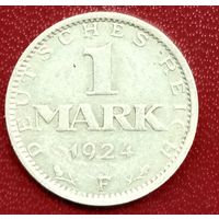 Веймарская республика 1 марка 1924F