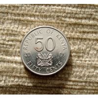 Werty71 Кения 50 центов 2005
