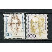 ФРГ - 1994 - Стандарты. Известные женщины - [Mi. 1755-1756] - полная серия - 2 марки. Гашеные.  (Лот 72Gz)-T4P37
