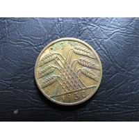 Германия. 10 пфеннигов. 1930J. С 20 копеек. Распродажа коллекции. Смотрите другие лоты.