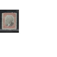 США-1874(Скотт. R151) ,* (без клея)  , REVENUE, Налоговые марки, Президенты, Вашингтон, зел. бумага