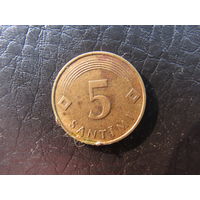Латвия. 5 сантимов. 1992. С 20 копеек. Распродажа коллекции. Смотрите другие лоты.