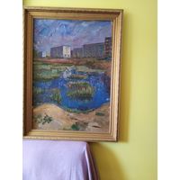 Карманов Е.А."Дом в котором я живу г.Минск ул.О.Кошевого 35 1968 год