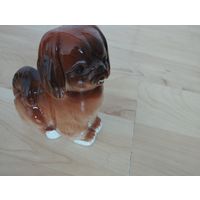 Пекинес статуэтка фарфоровая ЛФЗ