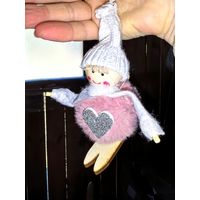 Ёлочная игрушка На лыжах