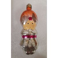 Игрушка ёлочная Маленький Мук (Факир), стекло. СССР