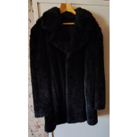 Полушубок мужской черный, новый, р.52 (р.176-104-94)