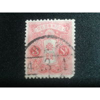 Япония, 1913. Герб. Mi-2,20 евро гаш.